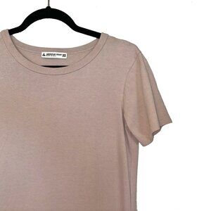 American Giant Sunset Short Sleeve Cotton Midi T-Shirt Dress - Size XS